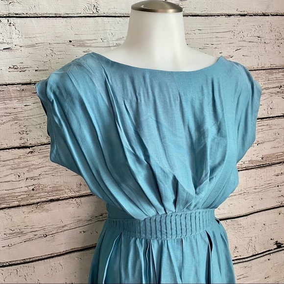 NWT Louche green/teal sleeveless dress - Picture 4 of 5